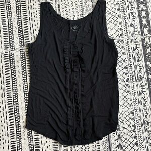 Basic black tank with fun detail!